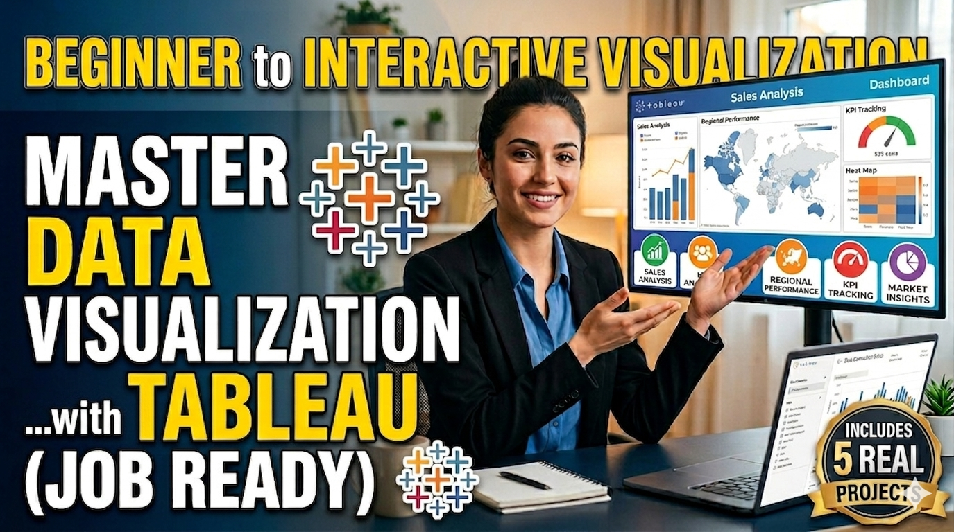 Tableau for Data Analytics: From Basics to Business Dashboards