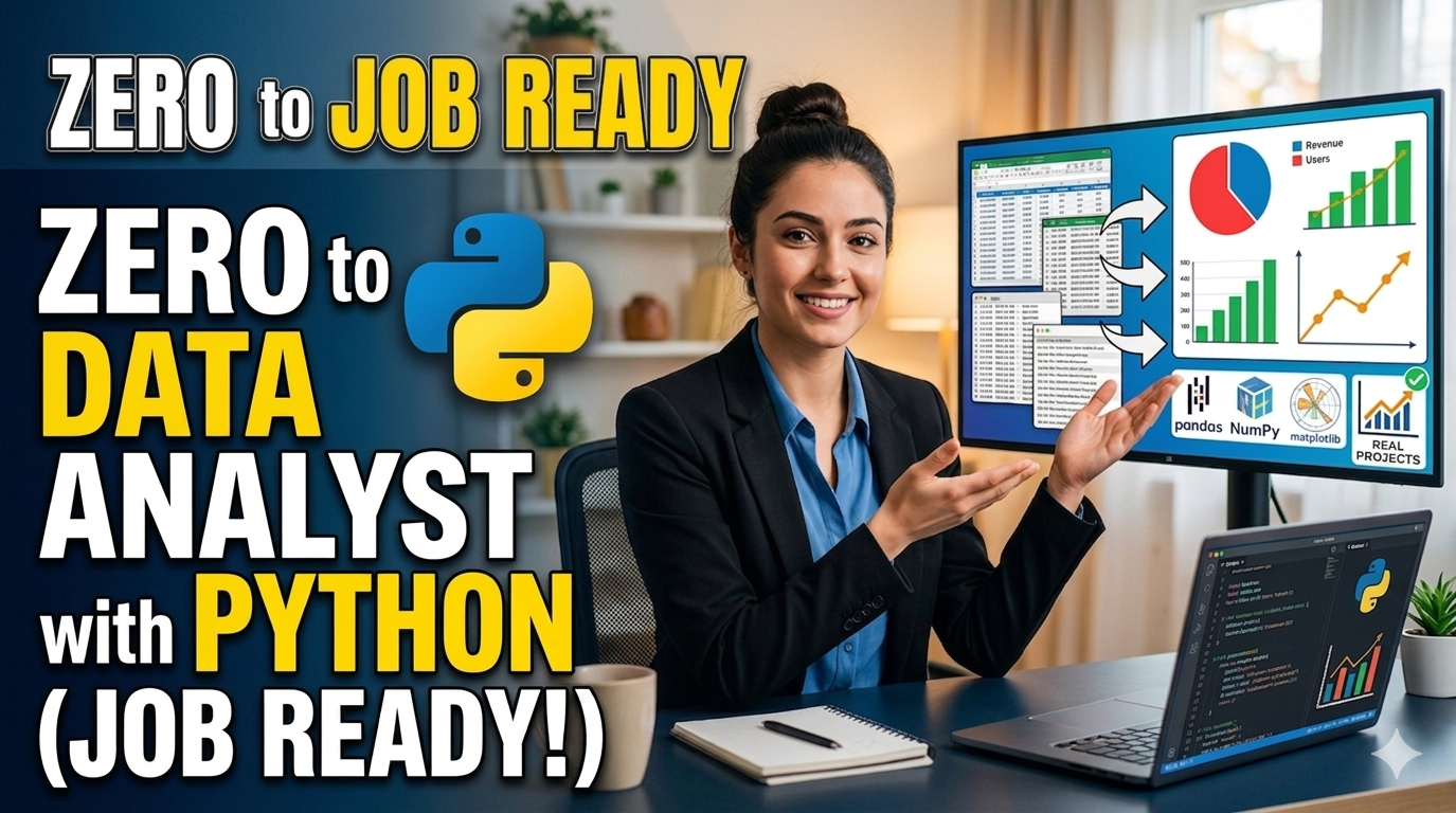 Python for Data Analysis – From Basics to Real-World Projects